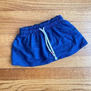 Cat & Jack 2T Toddler Girl Dark Blue Skirt Shorts Drawstring Stretchy